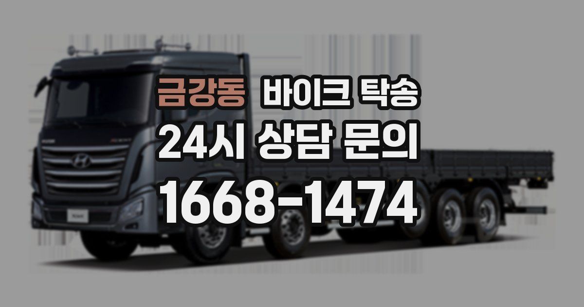 금강동 바이크 탁송