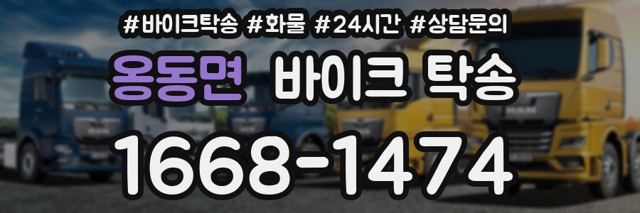 옹동면 바이크 탁송