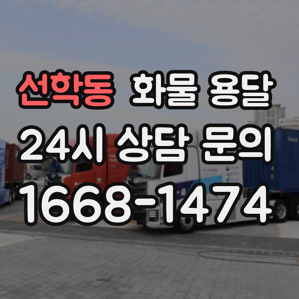 선학동 화물 용달