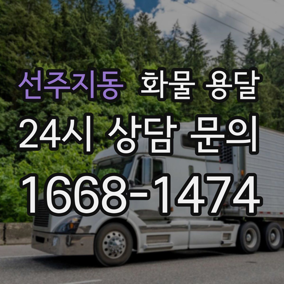 선주지동 화물 용달