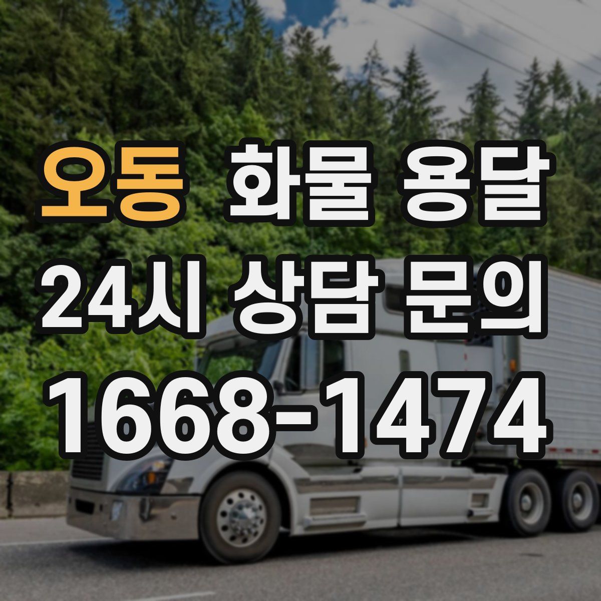 오동 화물 용달