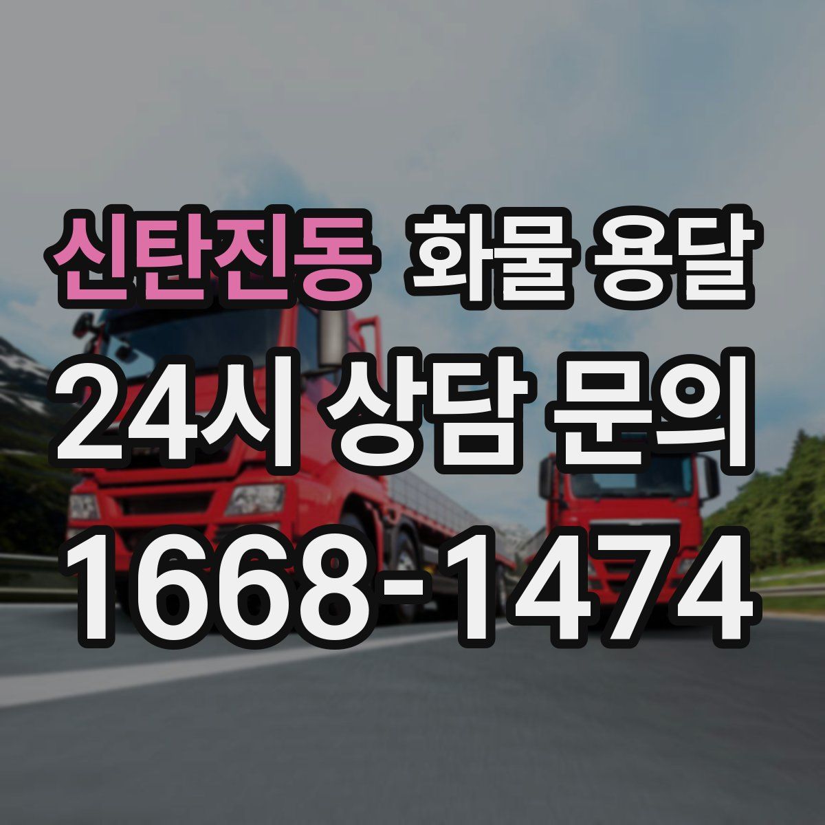 신탄진동 화물 용달