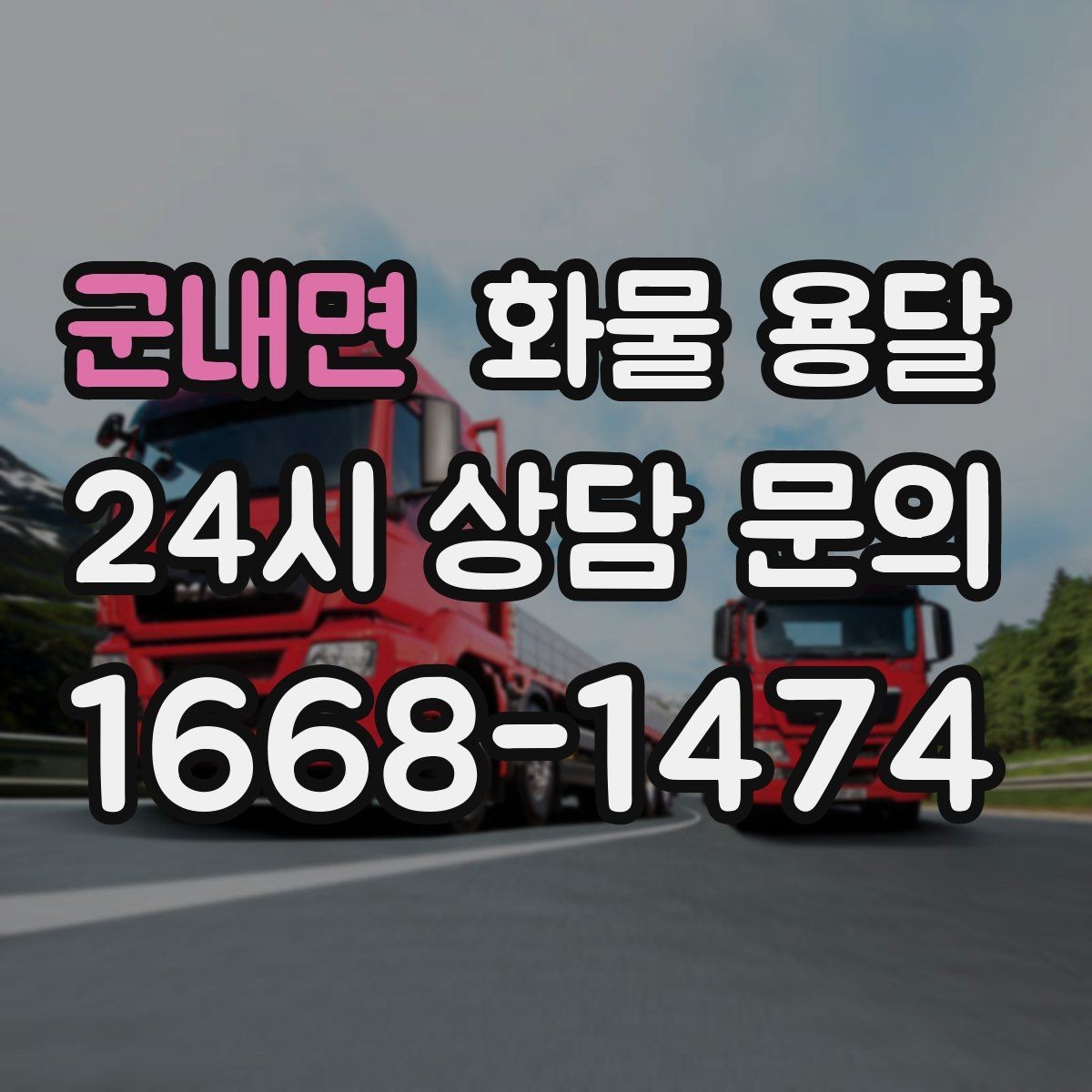 군내면 화물 용달 파렛트+박스 혼합 적재할 때 주의점