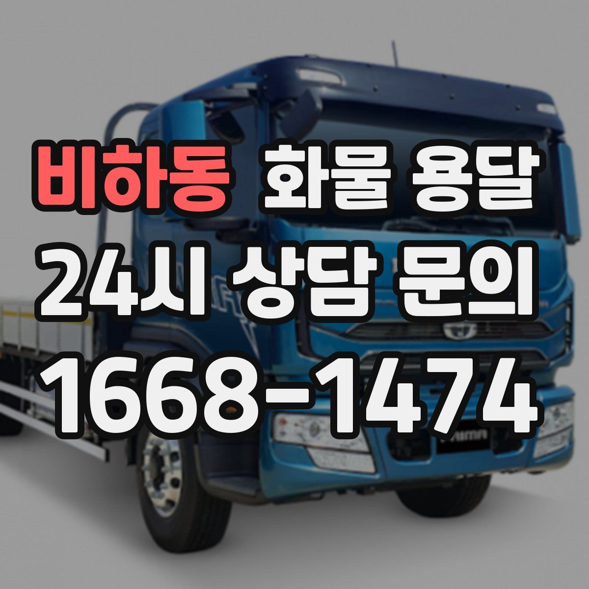 비하동 화물 용달