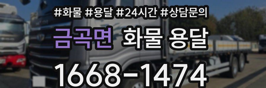 금곡면 화물 용달