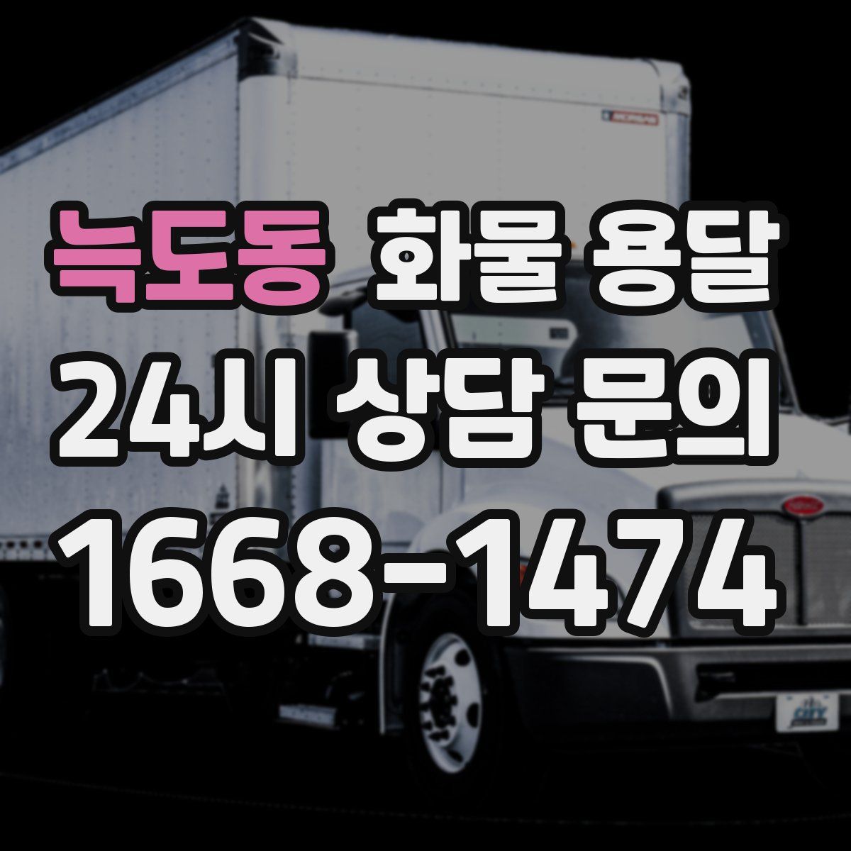 늑도동 화물 용달