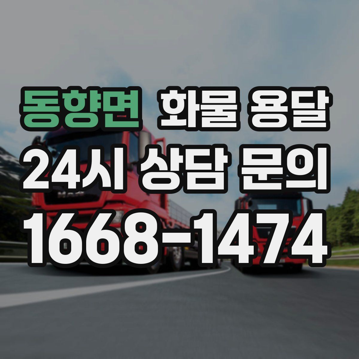 동향면 화물 용달