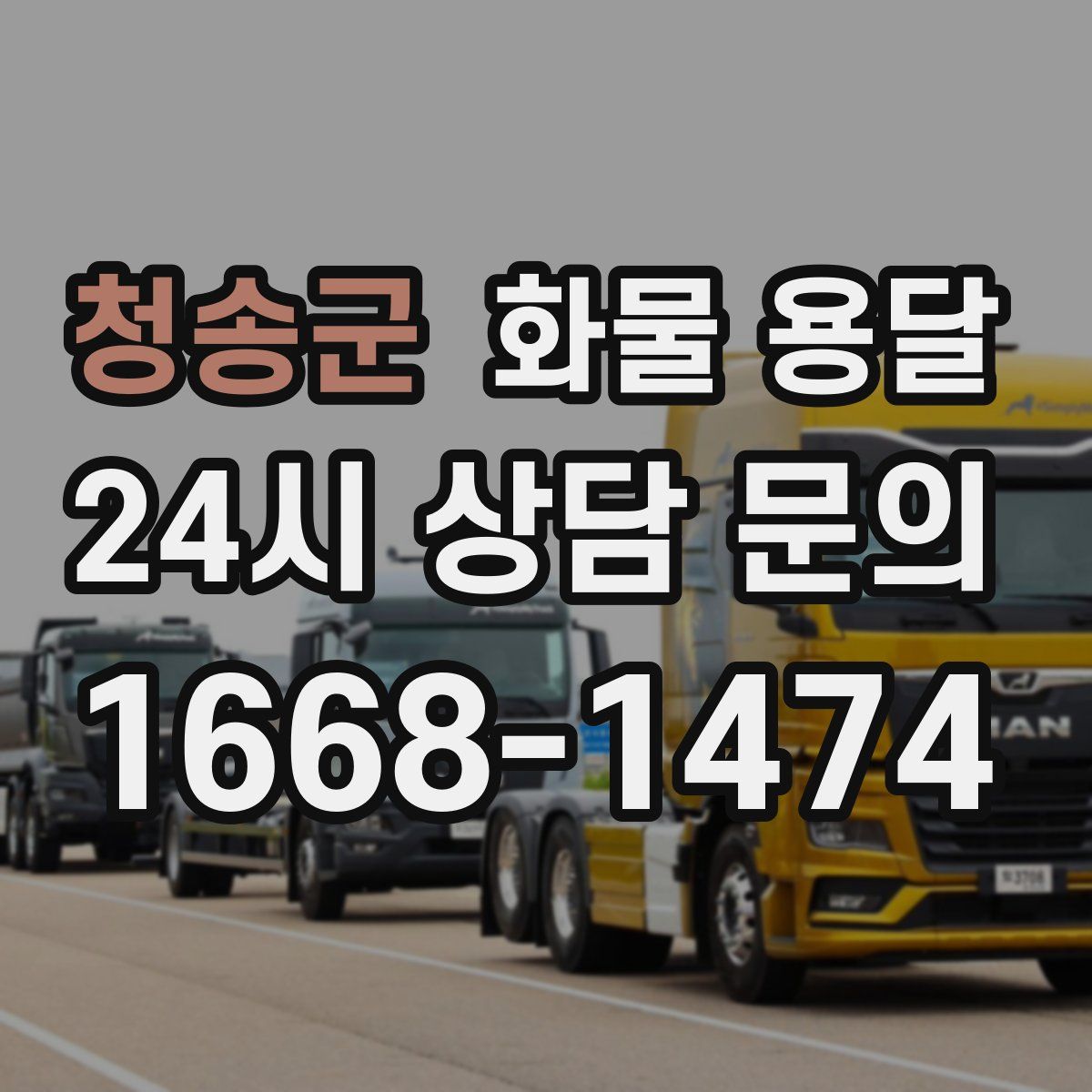 청송군 화물 용달