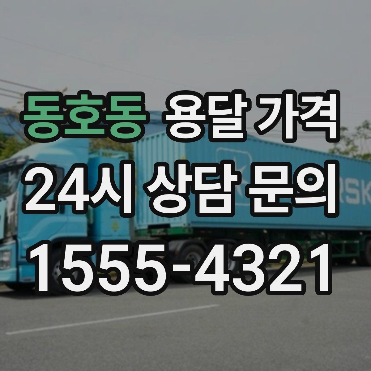 동호동 용달 가격 사다리차 필요 여부 판단 기준