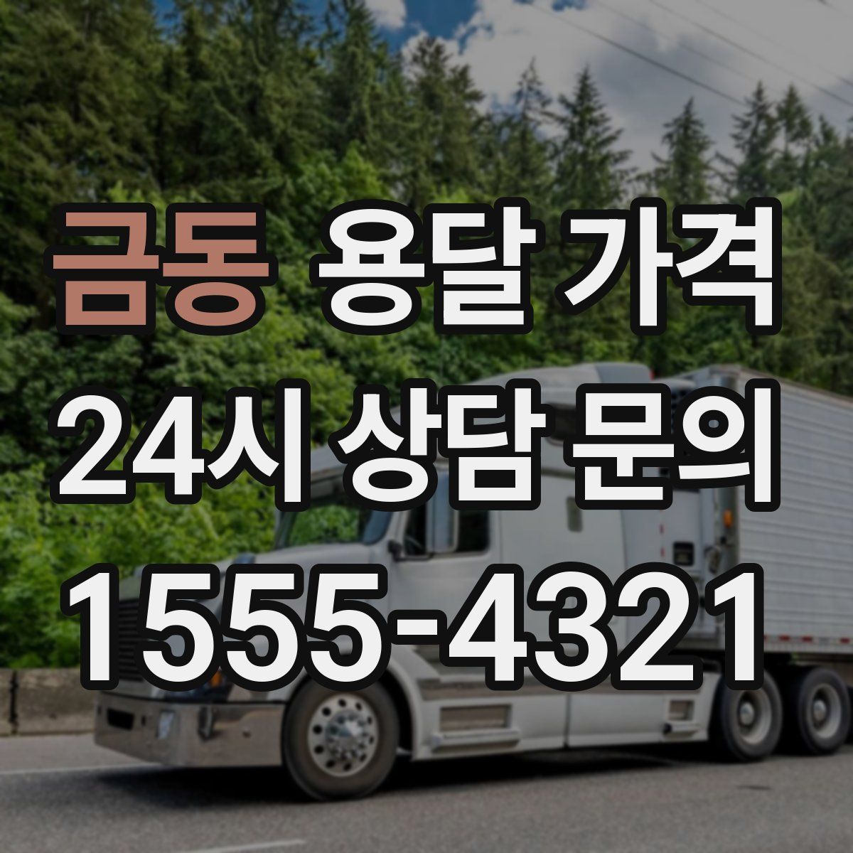 금동 용달 가격