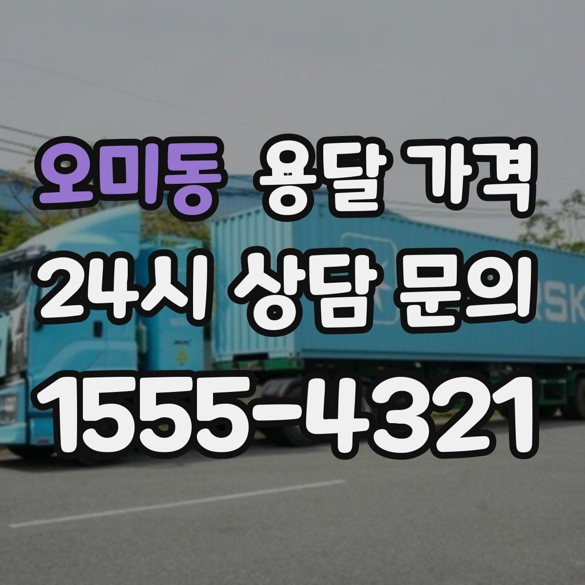 오미동 용달 가격 사다리차 필요 여부 판단 기준