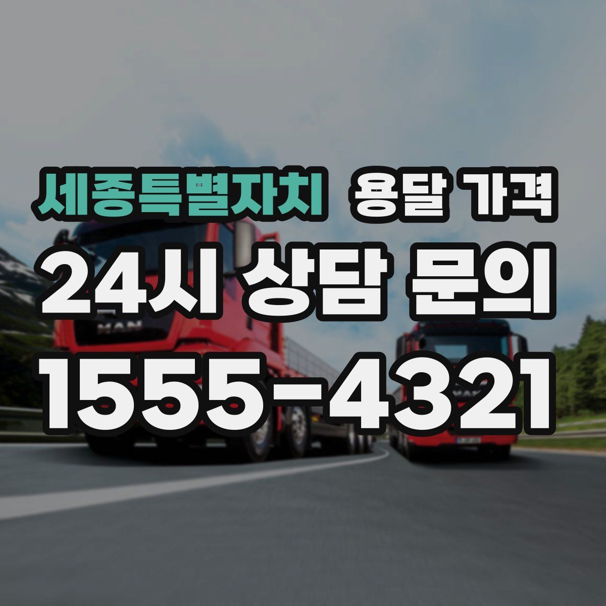 세종특별자치 용달 가격