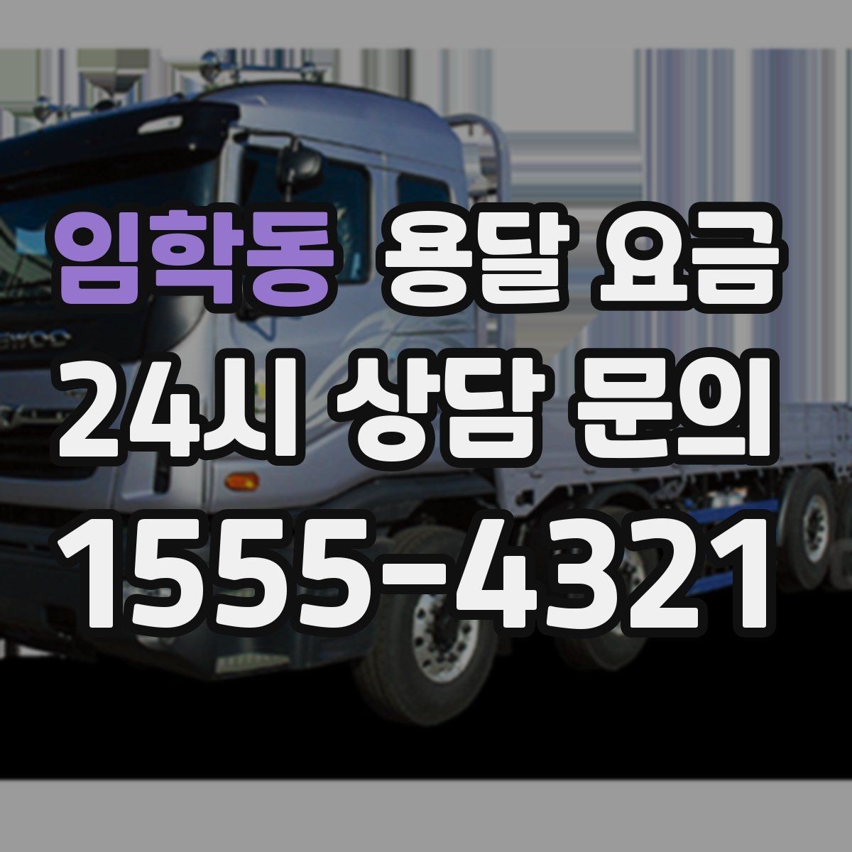 임학동 용달 요금 차량 크기 선택 기준 정리