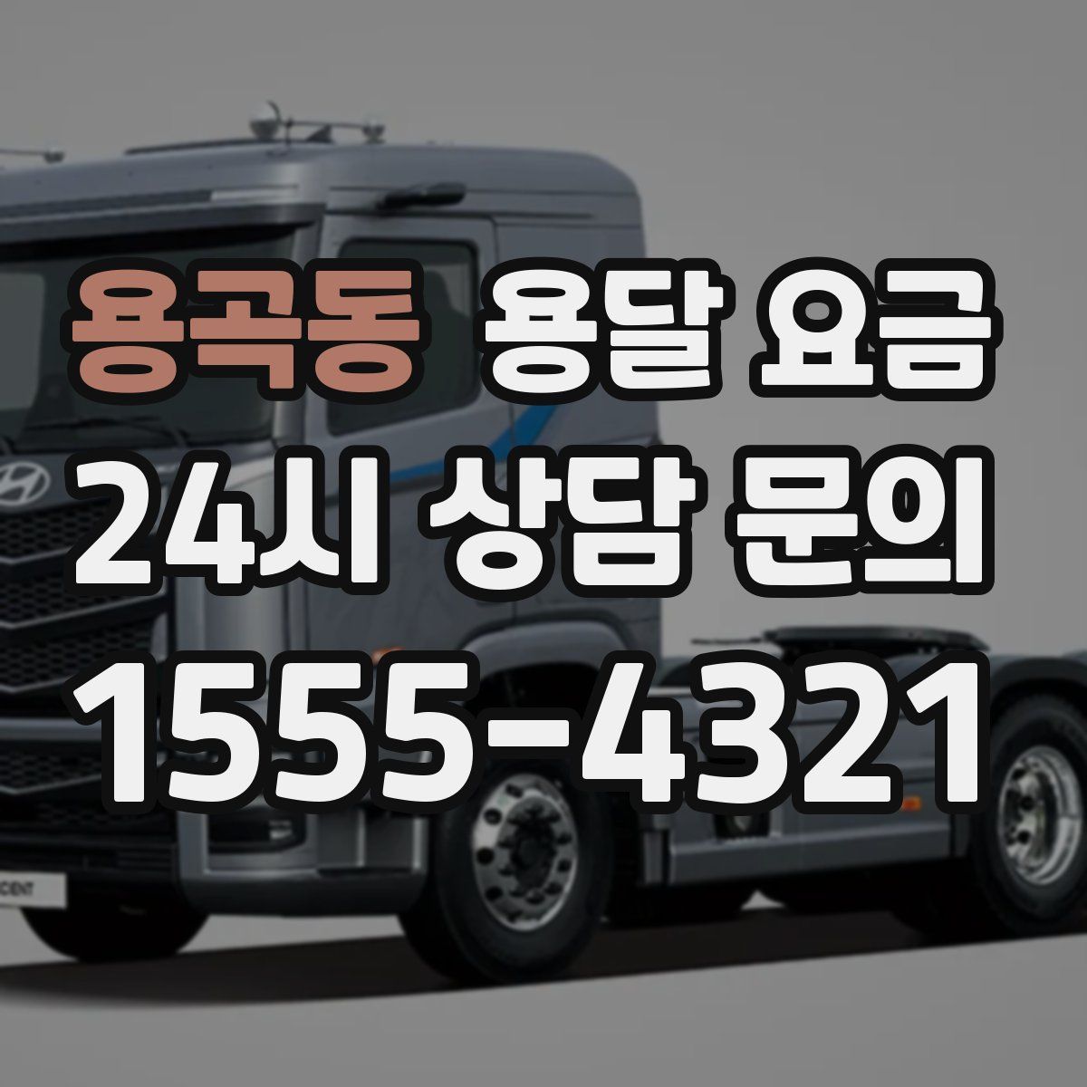 용곡동 용달 요금