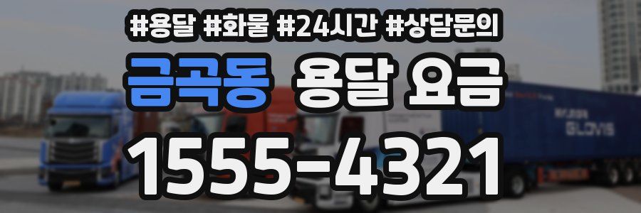 금곡동 용달 요금