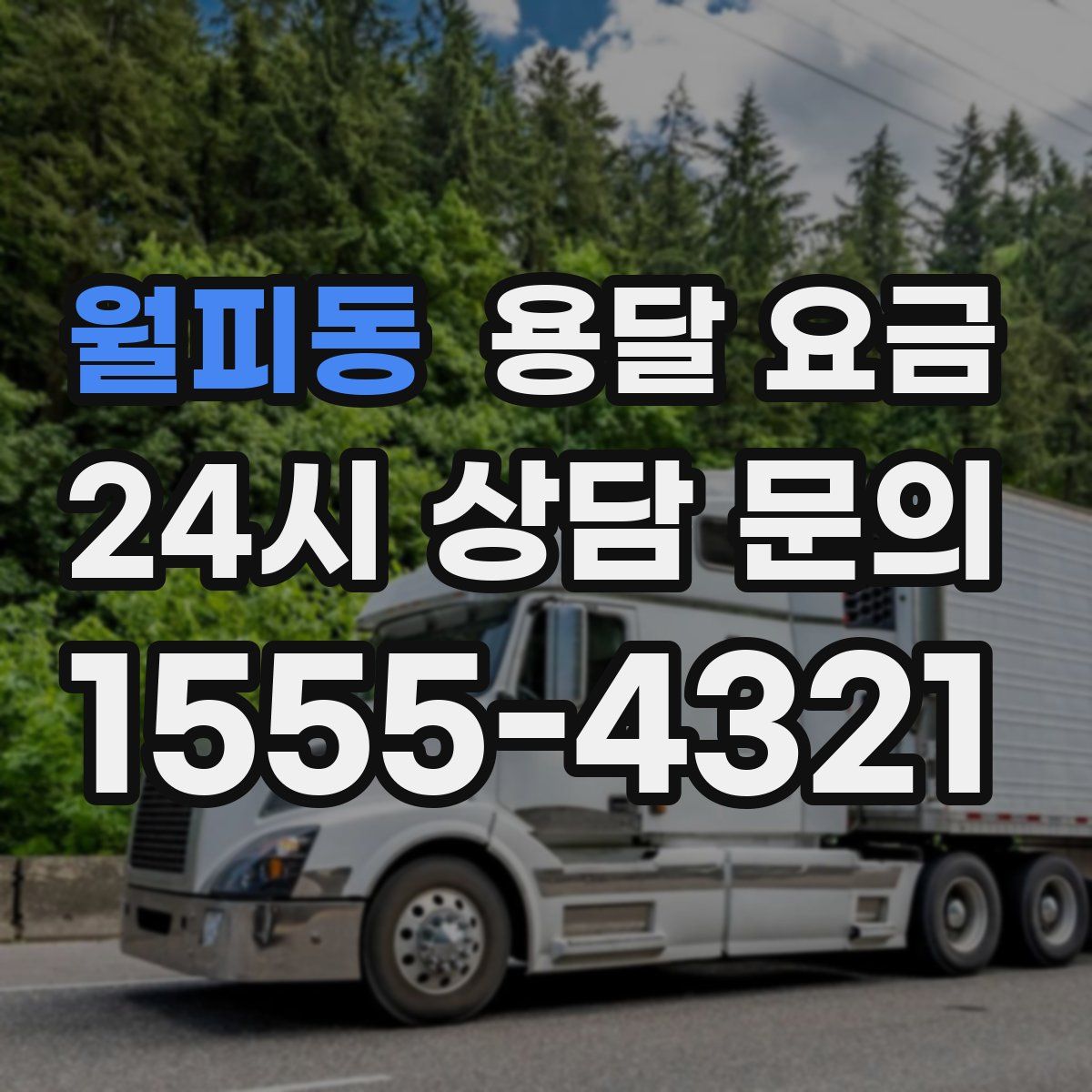 월피동 용달 요금