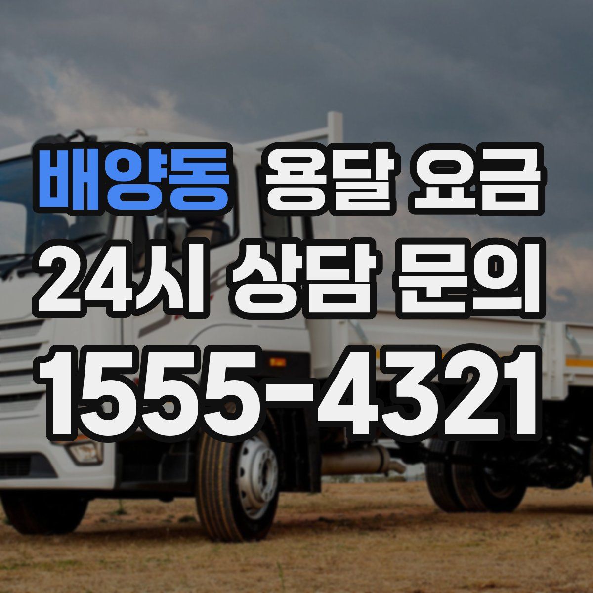 배양동 용달 요금