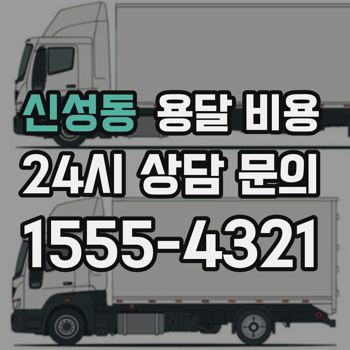 신성동 용달 비용