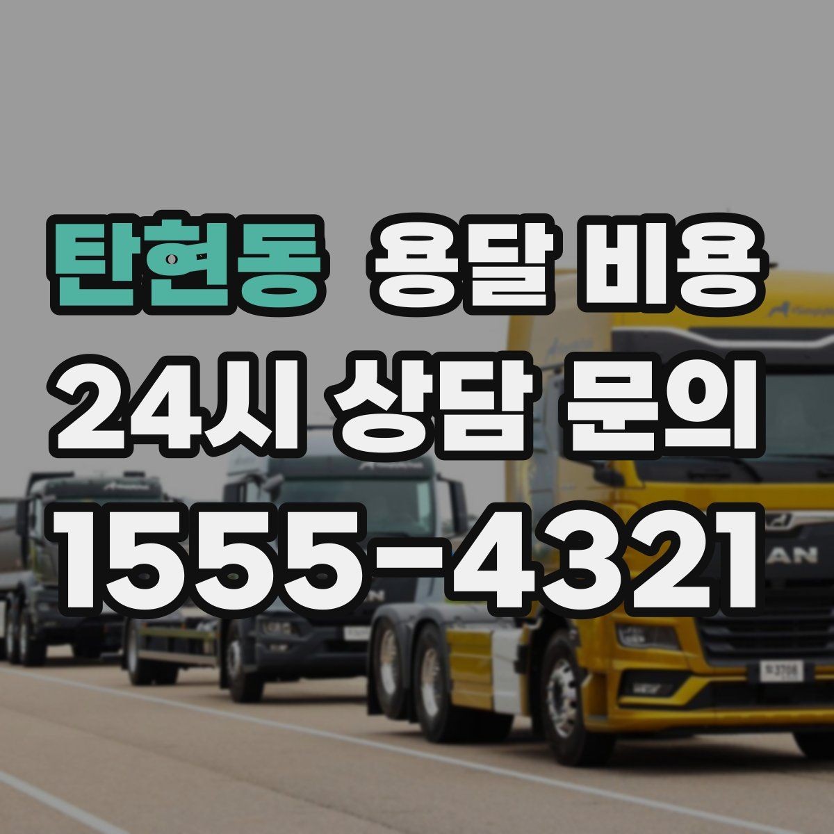 탄현동 용달 비용 월말과 월초 차이 분석