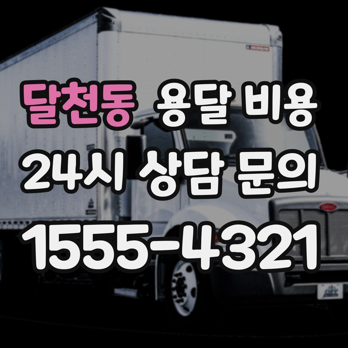 달천동 용달 비용 즉시 운송 서비스 특징