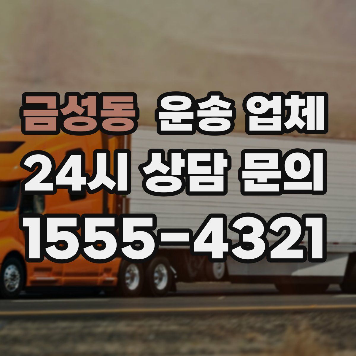 금성동 운송 업체