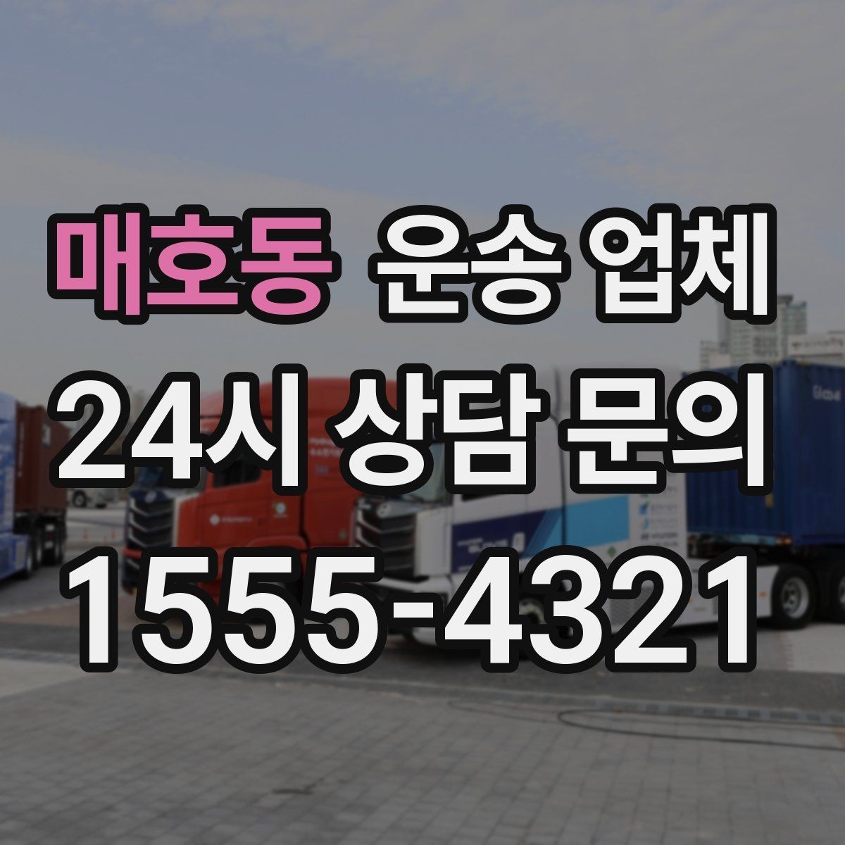 매호동 운송 업체 실속 있는 이용 전략 정리