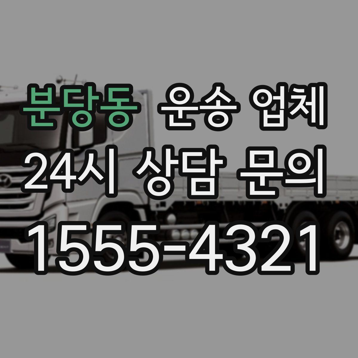 분당동 운송 업체