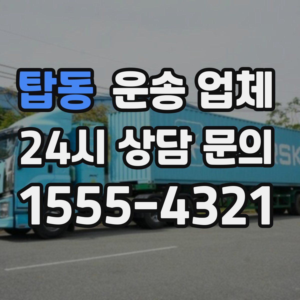탑동 운송 업체
