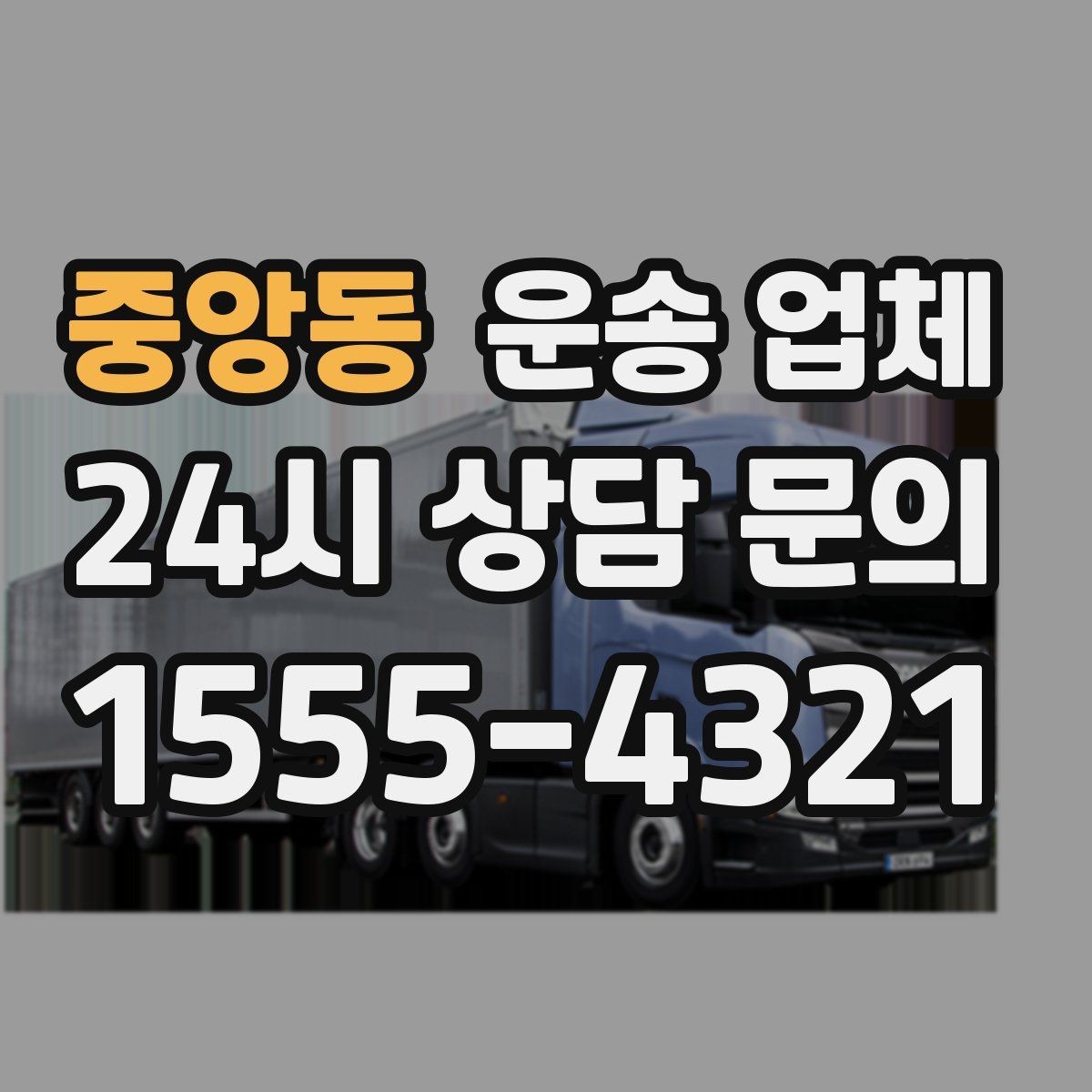 중앙동 운송 업체 당일 요청 가능 여부 확인