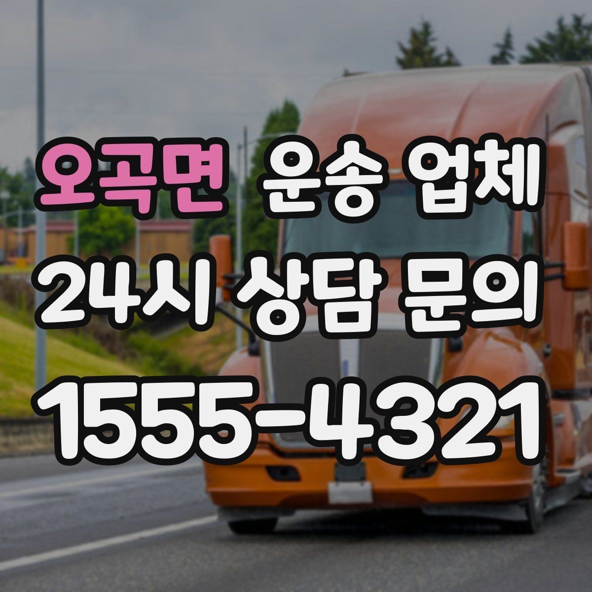 오곡면 운송 업체 이용 전 확인해야 할 사항