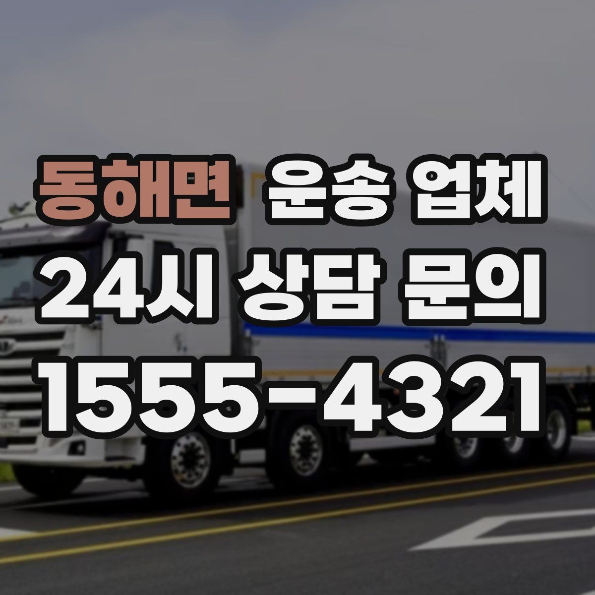 동해면 운송 업체 긴급 운송 서비스 특징