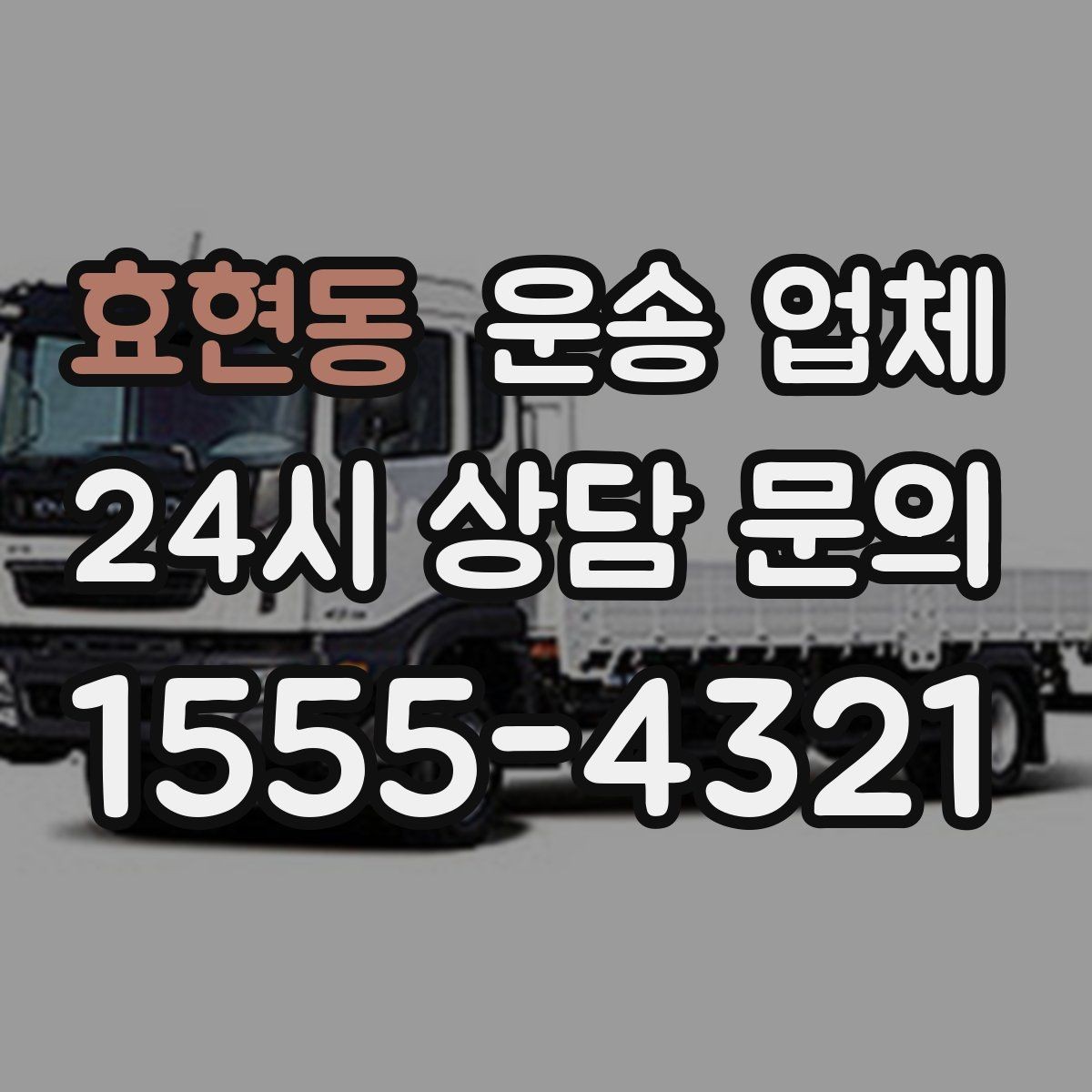 효현동 운송 업체 긴급 운송 서비스 특징