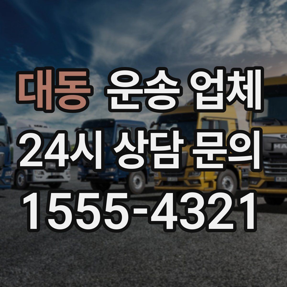 대동 운송 업체 1톤부터 대형 차량까지 선택 기준