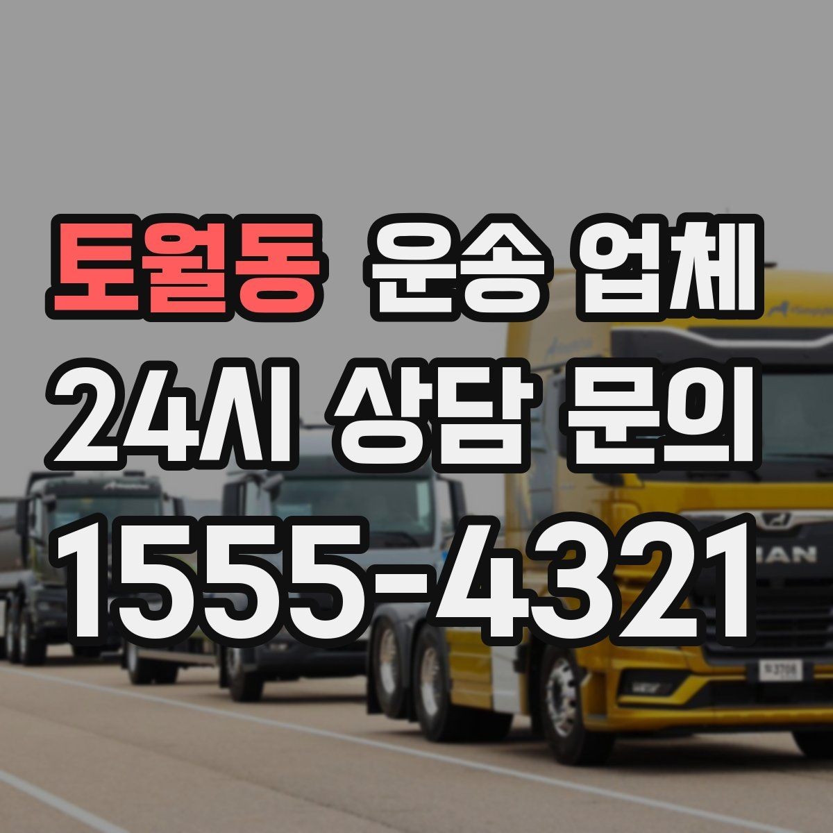 토월동 운송 업체 실제 도움이 되는 정보만 정리