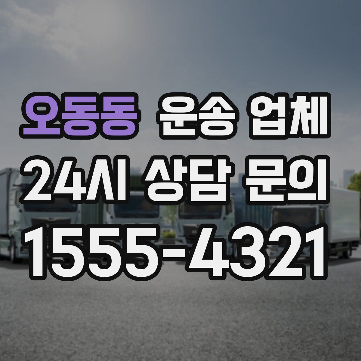 오동동 운송 업체