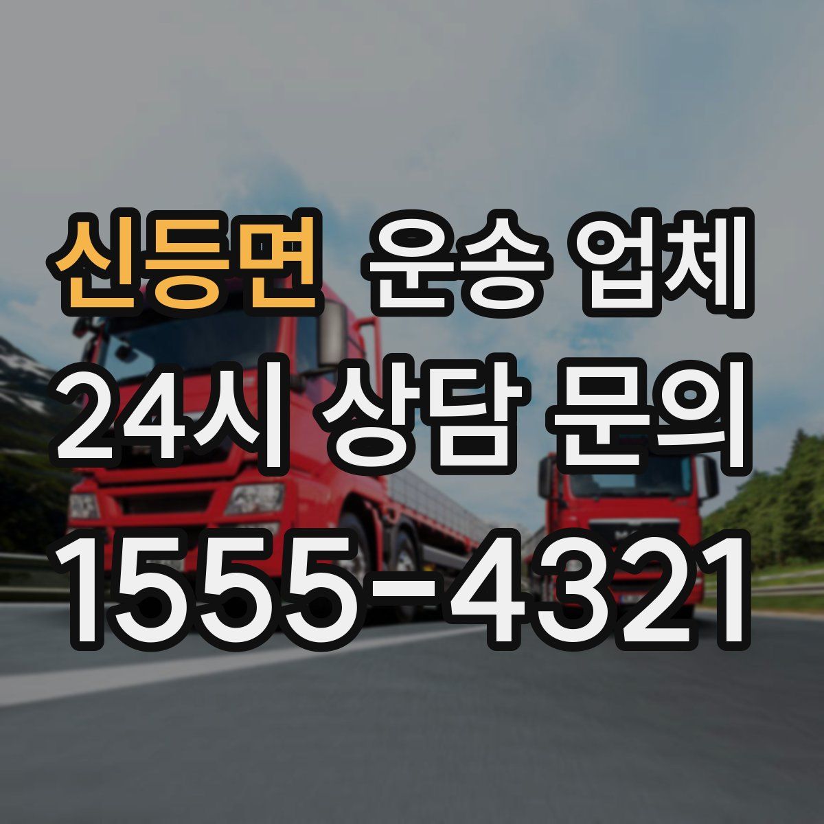 신등면 운송 업체