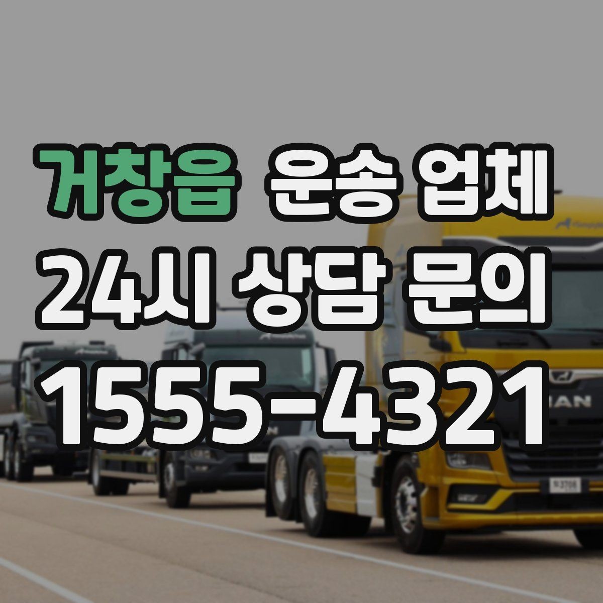 거창읍 운송 업체 차량 선택이 중요한 이유