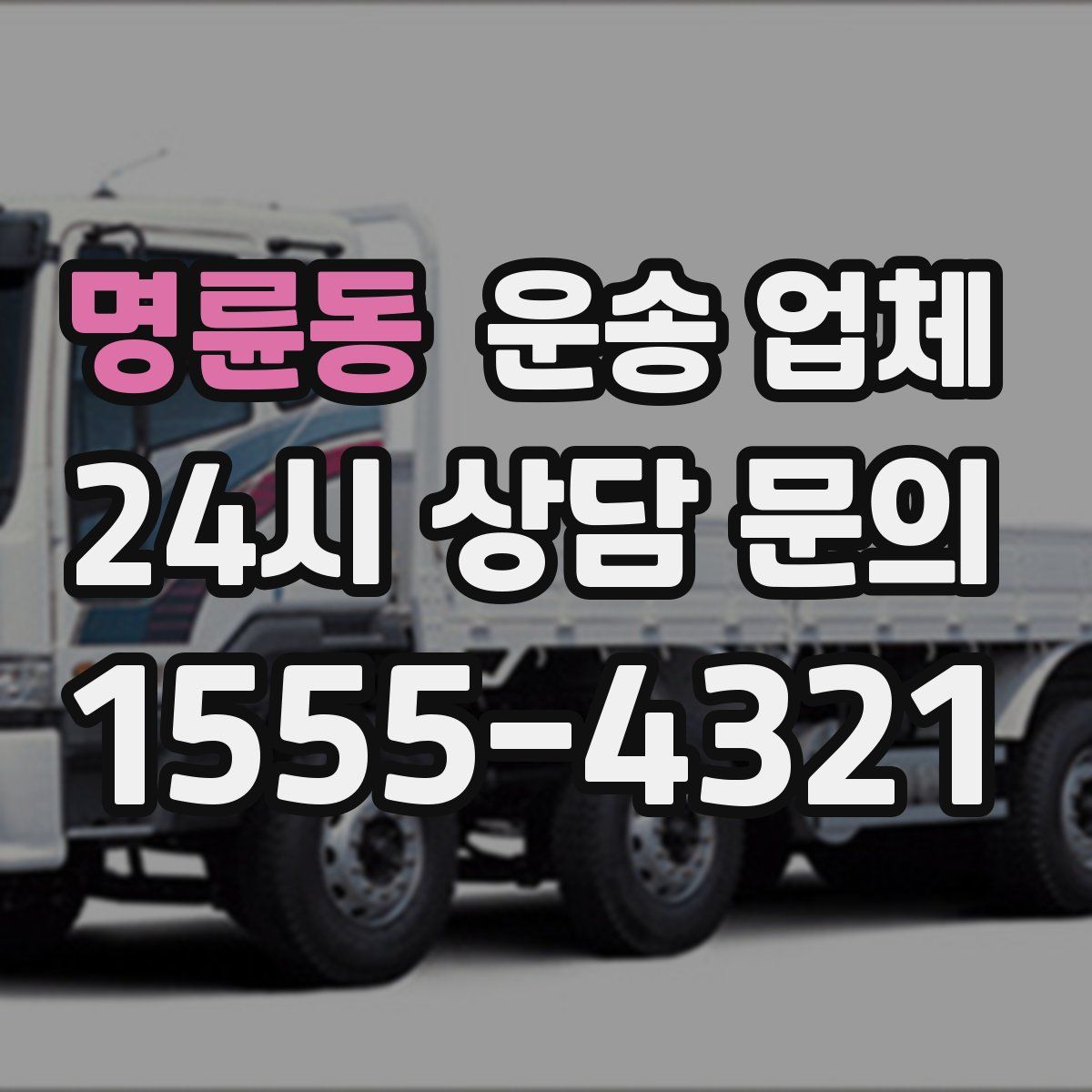 명륜동 운송 업체