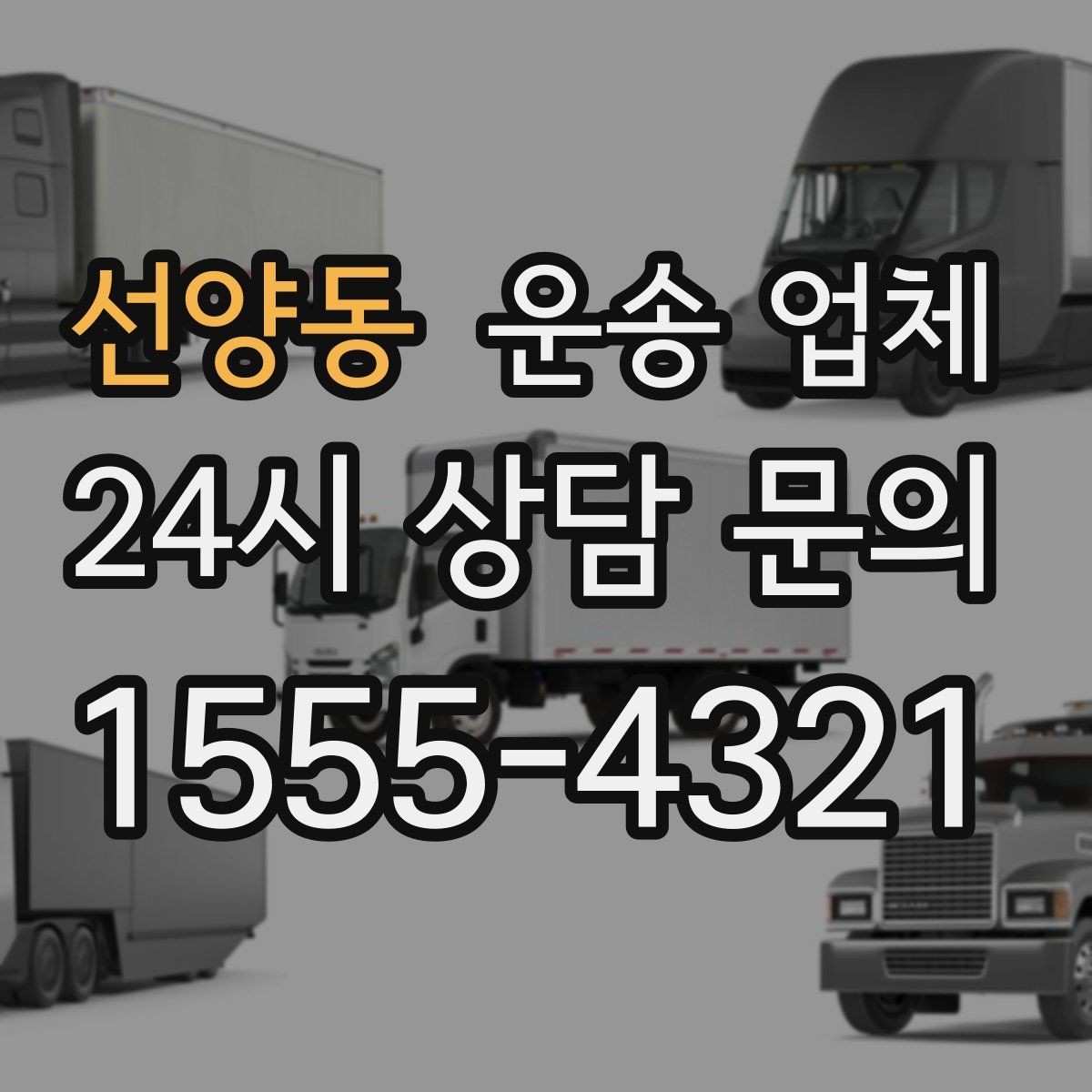 선양동 운송 업체 경험 많은 업체를 선택해야 하는 이유