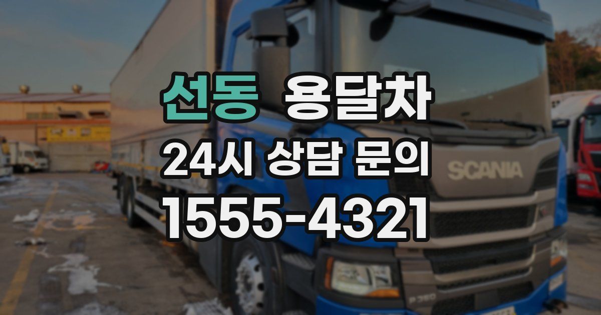 선동 용달차