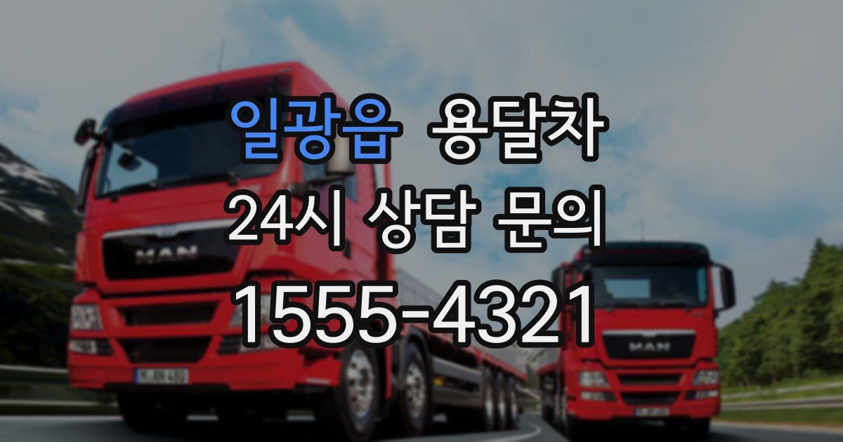 일광읍 용달차