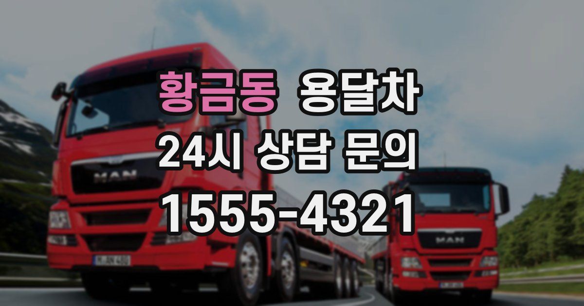 황금동 용달차