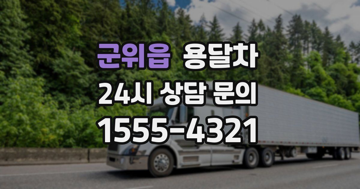 군위읍 용달차