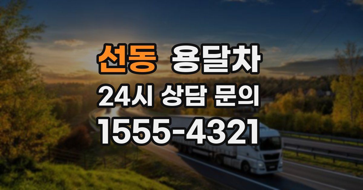 선동 용달차