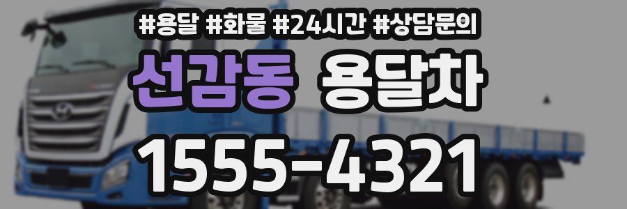 선감동 용달차