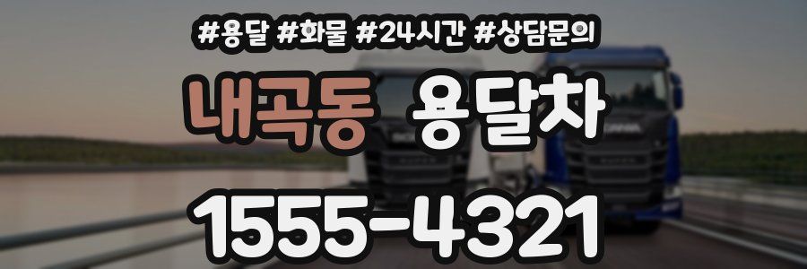 내곡동 용달차