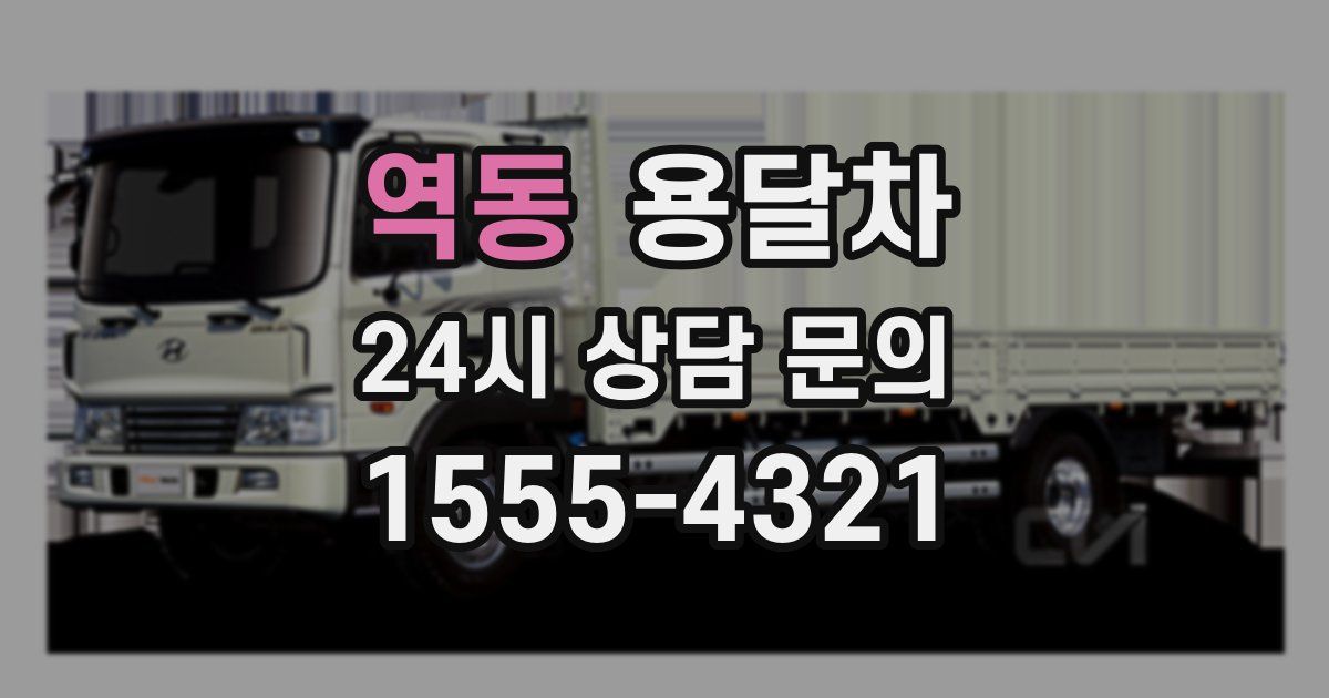 역동 용달차