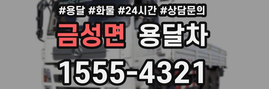 금성면 용달차
