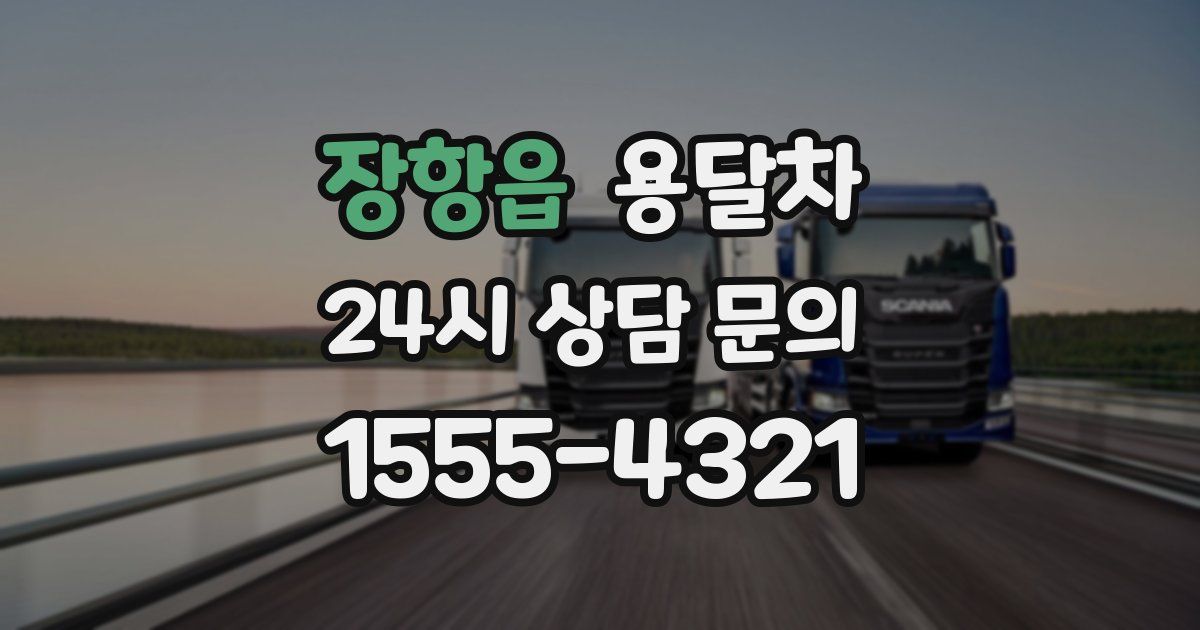 장항읍 용달차