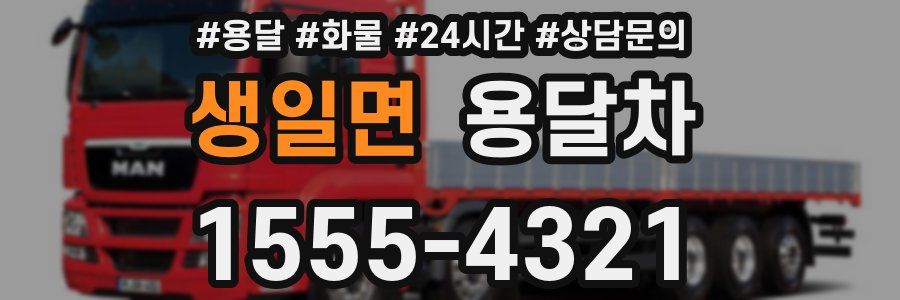 생일면 용달차